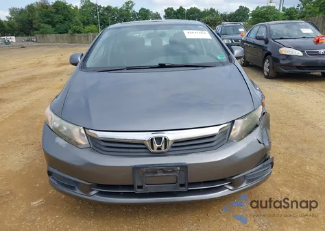 2012 Honda Civic Ex из США, поврежденный, VIN 19XFB2F80CE108417